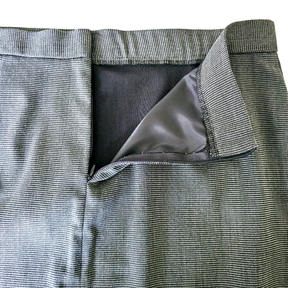 Briggs New York slender fit pencil skirt size 10 gray tweed tummy control NWT - Picture 5 of 9